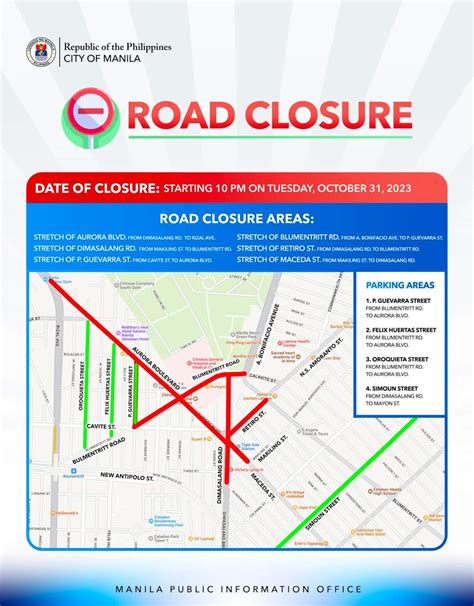 Parañaque LGU issues traffic advisory for ‘Undas 2023’.